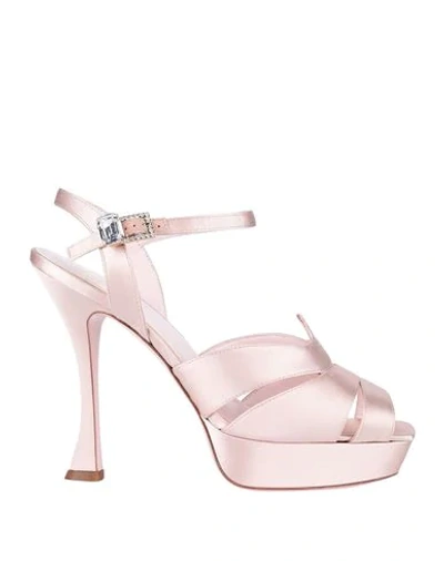 Roger Vivier Sandals In Beige