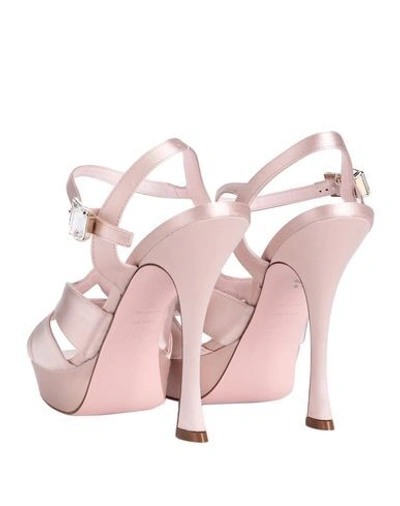 Roger Vivier Sandals In Beige