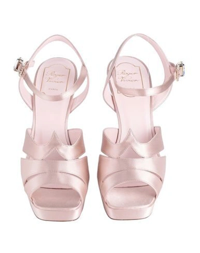 Roger Vivier Sandals In Beige