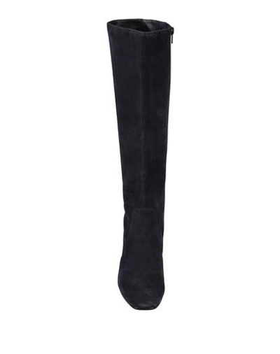 Shop Adele Dezotti Knee Boots In Dark Blue