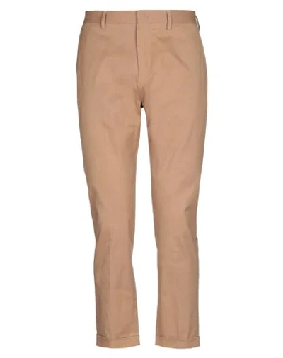 Shop Be Able Pants In Camel
