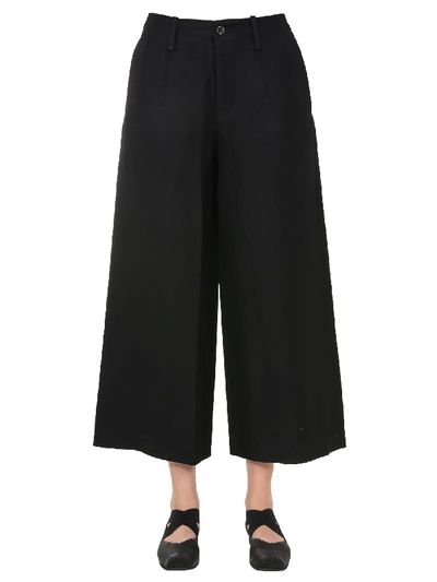 Shop Uma Wang "piper" Trousers In Black