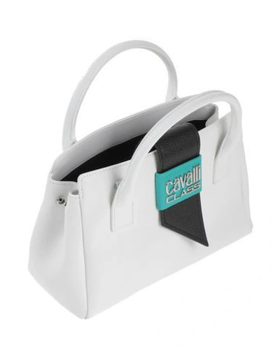 Shop Cavalli Class Handbag In White