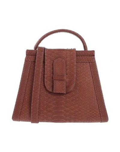 Shop Ximena Kavalekas Handbag In Brown