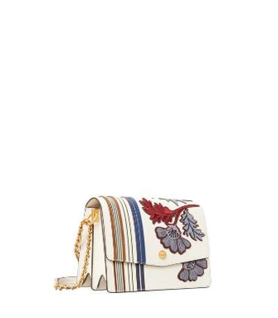 Tory Burch Robinson Embroidered Mini Shoulder Bag