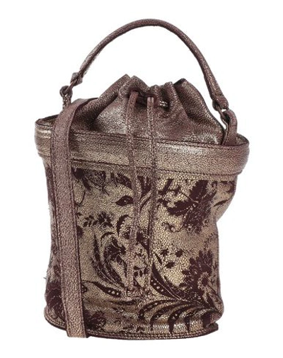 Shop Caterina Lucchi Handbags In Platinum