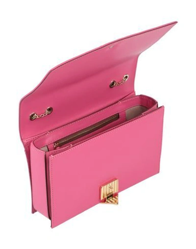 Shop Emporio Armani Handbags In Fuchsia