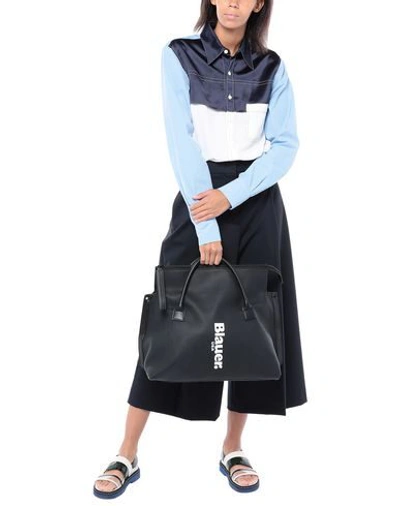 Shop Blauer Handbag In Black