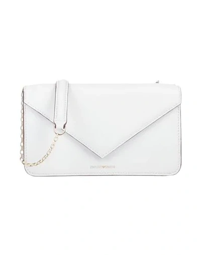 Shop Emporio Armani Handbags In White