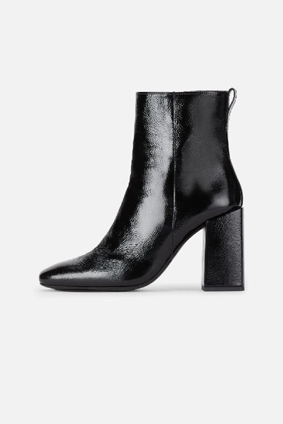 Shop Ami Alexandre Mattiussi Zipped Heeled Ankle Boots In Black