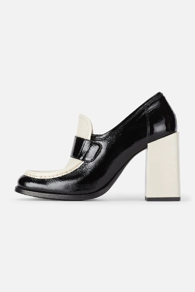 Shop Ami Alexandre Mattiussi Heeled Loafers In Black