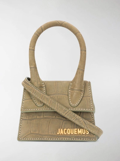 Shop Jacquemus Le Chiquito Tote Bag In Green