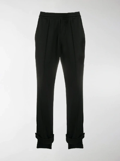 Shop Y-3 Tailored Cuffed Track Pants In Black