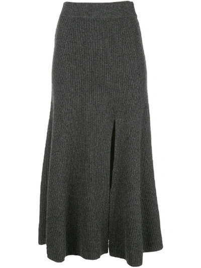 Shop Altuzarra Darrell Knit Skirt In Black