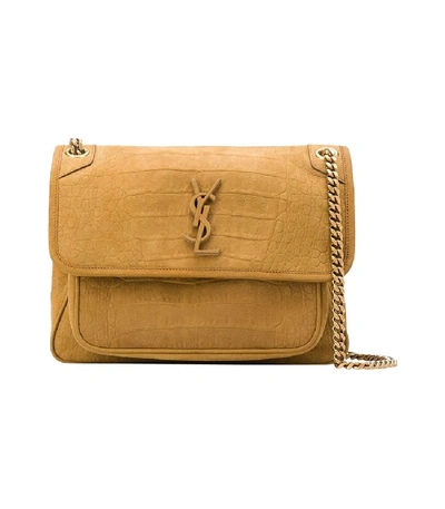 Shop Saint Laurent Niki Medium Bag, Ochre Brown In Yellow