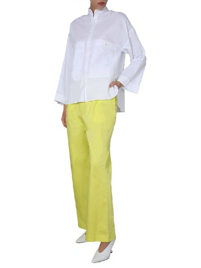 Shop Jejia Women's Yellow Cotton Pants