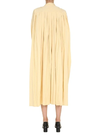 Shop Jil Sander Women's Yellow Cotton Dress