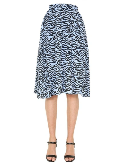Shop Jovonna London Women's Blue Viscose Skirt