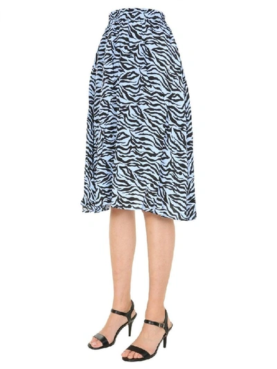 Shop Jovonna London Women's Blue Viscose Skirt