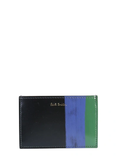 Shop Paul Smith Men's Black Leather Card Holder