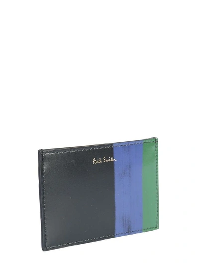 Shop Paul Smith Men's Black Leather Card Holder