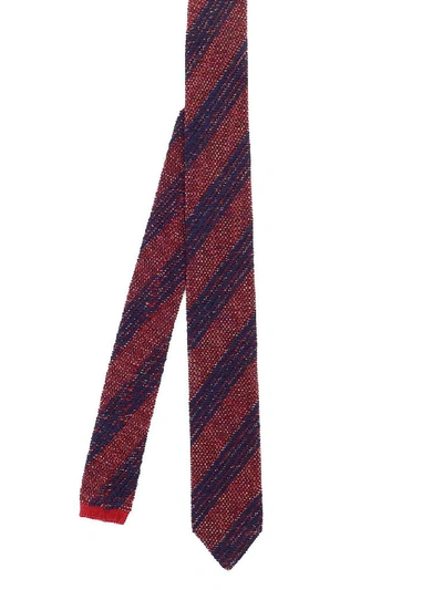 Shop Missoni Men's Red Silk Tie