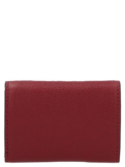 Shop Fendi Women's Burgundy Leather Wallet