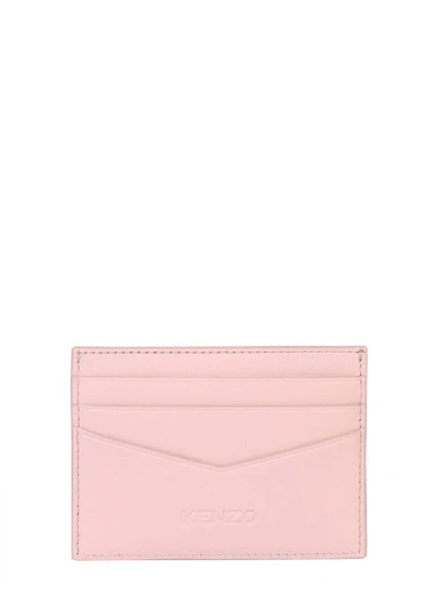 Shop Kenzo Women's Pink Leather Card Holder