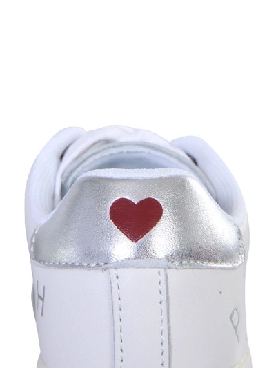 Shop Paul Smith Women's White Leather Sneakers