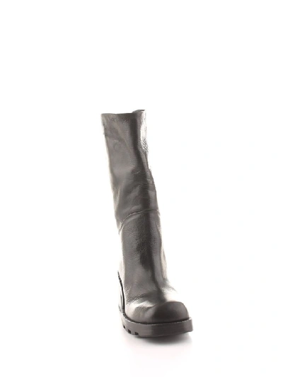 Shop Elena Iachi Women's Black Leather Boots