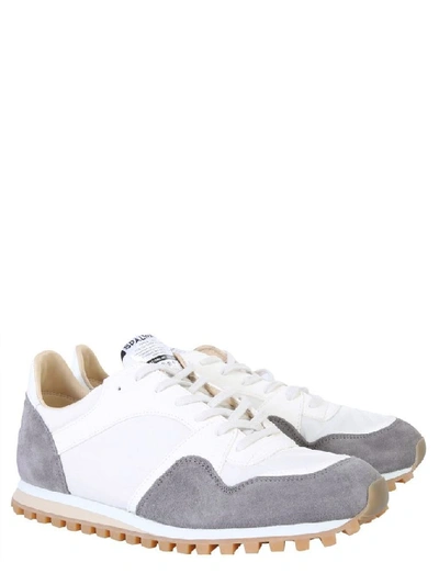 Shop Spalwart Men's Grey Leather Sneakers