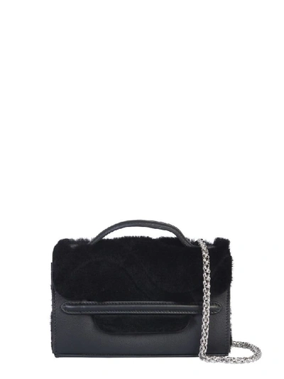 Shop Zanellato Women's Black Leather Shoulder Bag