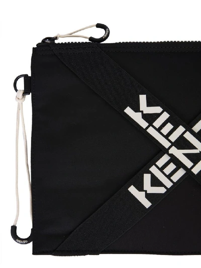 Shop Kenzo Women's Black Polyester Pouch
