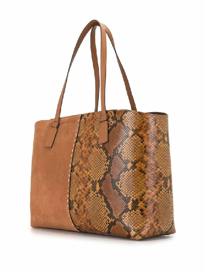 Shop Tory Burch Women's Brown Leather Tote