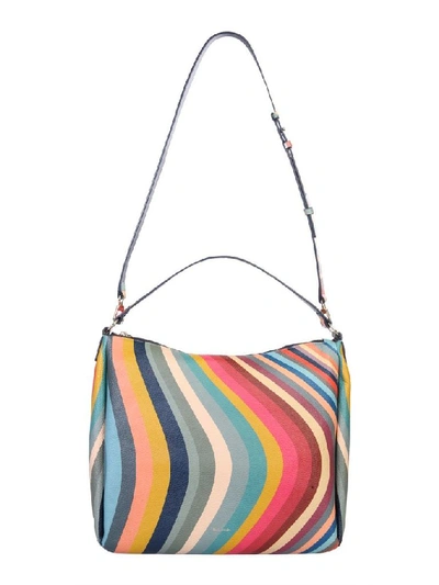 Shop Paul Smith Women's Multicolor Leather Shoulder Bag