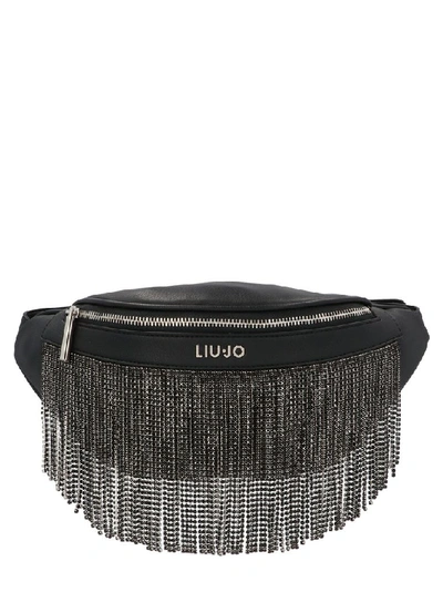 Shop Liu •jo Liu Jo Women's Black Polyurethane Belt Bag