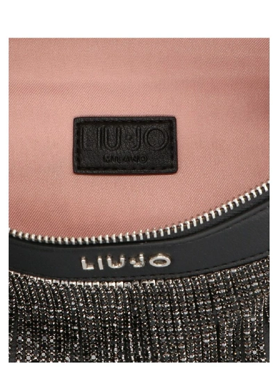 Shop Liu •jo Liu Jo Women's Black Polyurethane Belt Bag