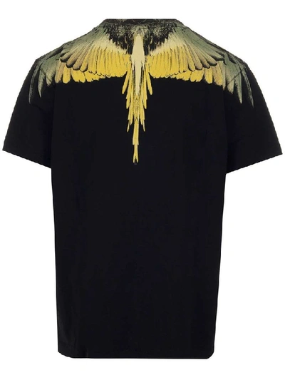 Shop Marcelo Burlon County Of Milan Marcelo Burlon Men's Black Cotton T-shirt