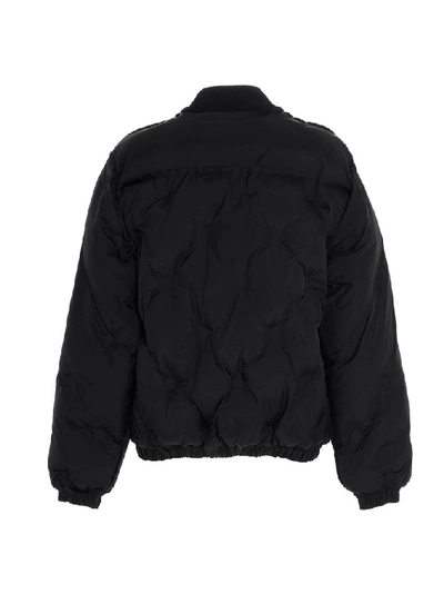 Shop Maison Margiela Men's Black Polyamide Down Jacket