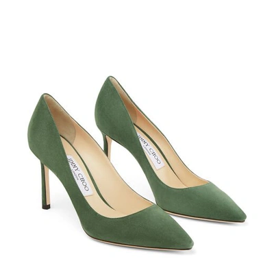 Shop Jimmy Choo Romy 85 In Cactus