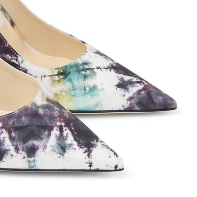 Shop Jimmy Choo Love 100 Oasis Tie Dye Fabric Pumps