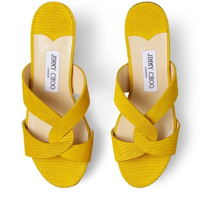 Shop Jimmy Choo Atia 75 In Yellow