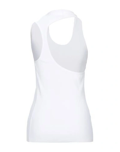 Shop Helmut Lang Tank Tops In White