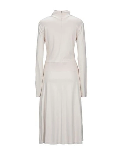 Patrizia Pepe Midi Dresses In Beige