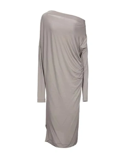 Shop Vivienne Westwood Anglomania 3/4 Length Dresses In Dove Grey