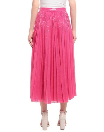 Msgm Long Skirts In Pink