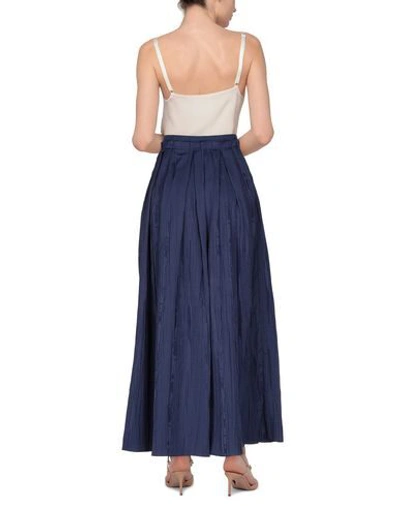 Shop Jucca Long Skirts In Bright Blue