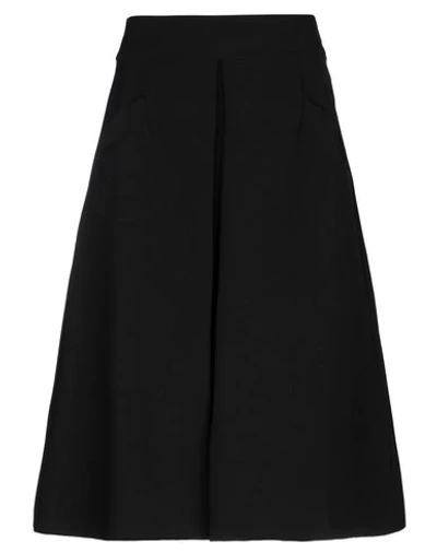 Shop Molly Bracken 3/4 Length Skirts In Black