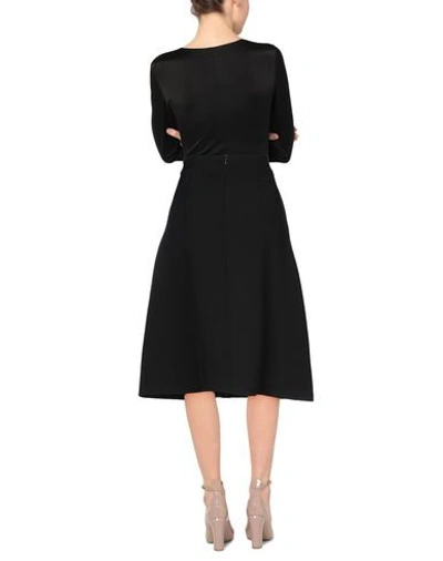 Shop Molly Bracken 3/4 Length Skirts In Black