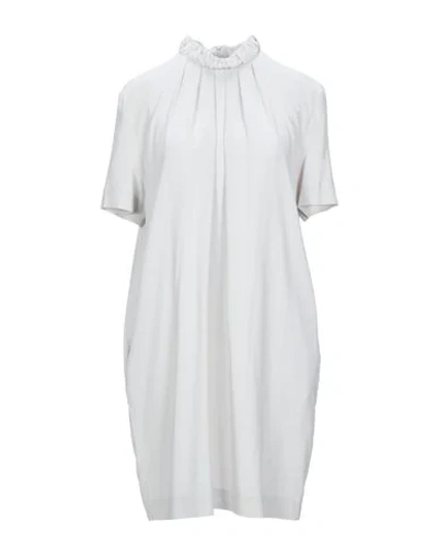 Shop Liviana Conti Short Dresses In Grey